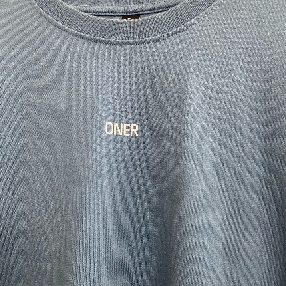 Oner Active Classic Long Line Tee- Moonstone Blue -M